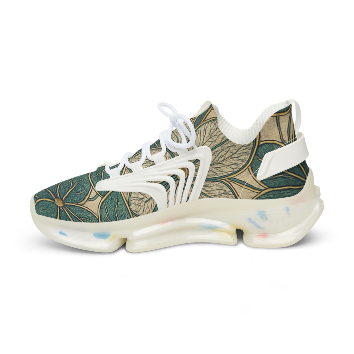 Petal Vein Mosaic premium sport sneakers