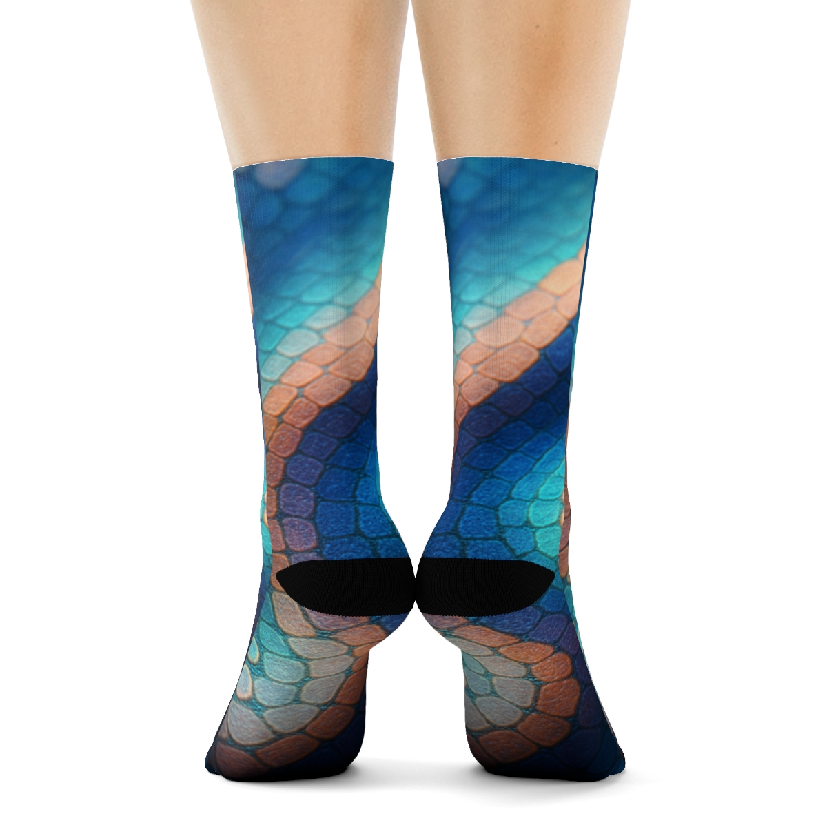 Cuttlefish Chromatic Code warm winter socks