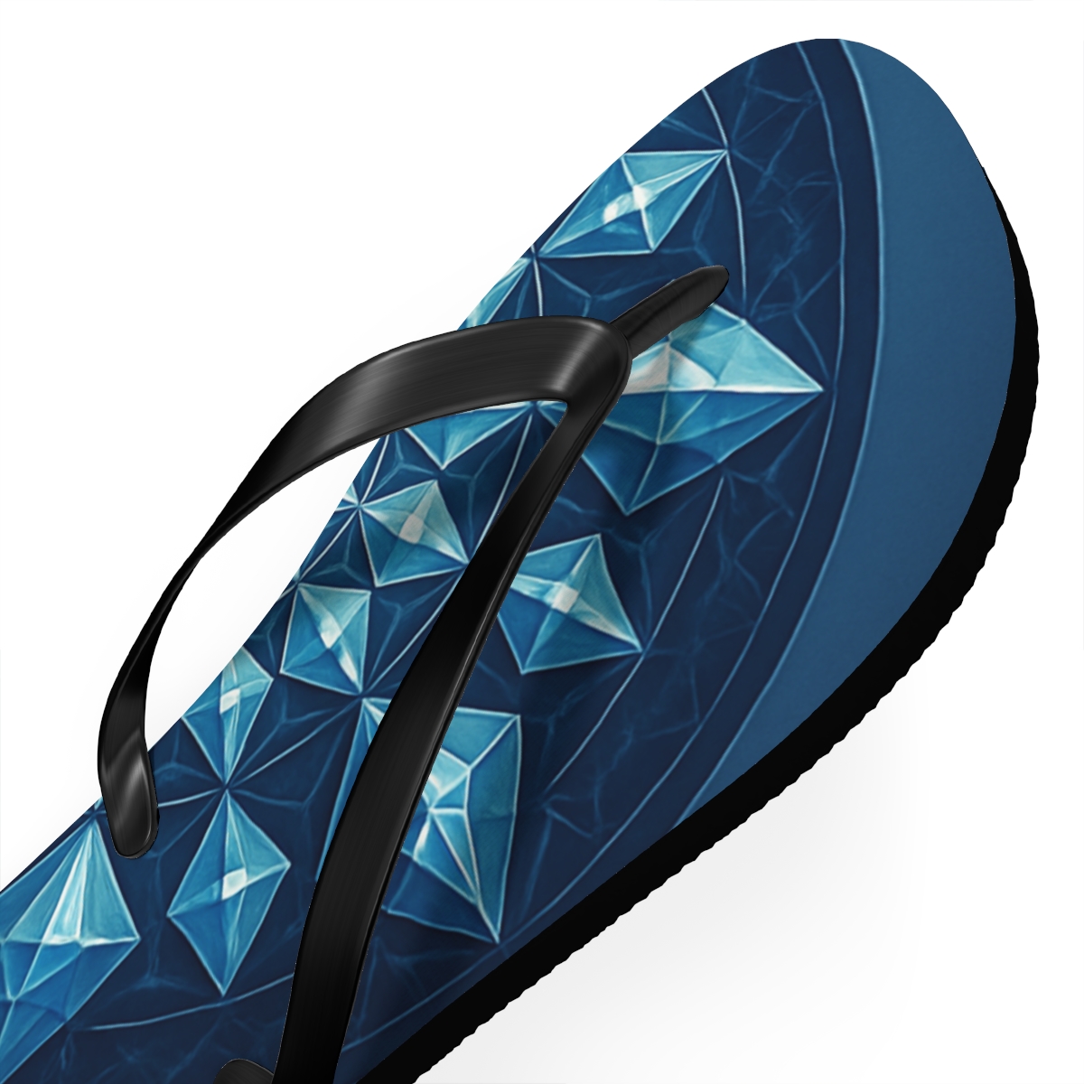 Radial Prism Lattice personalized beach flip flops