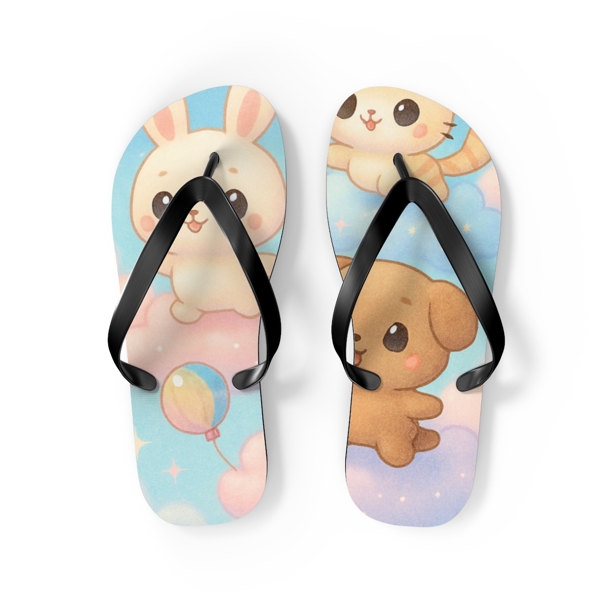 Pastel Dream Drift Flip Flops