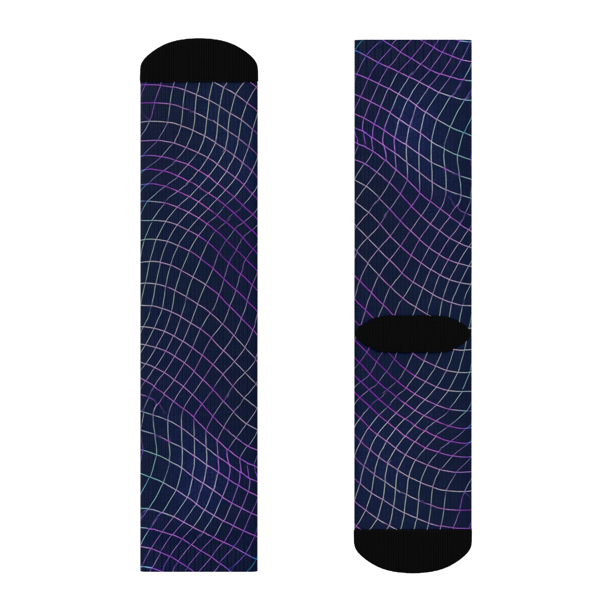 Moire Hex Drift Tapestry warm winter socks
