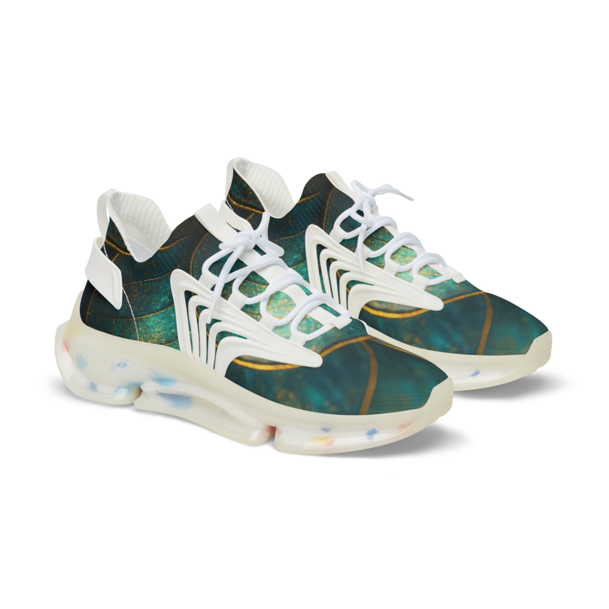 Iridescent Beetle Mosaic premium sport sneakers