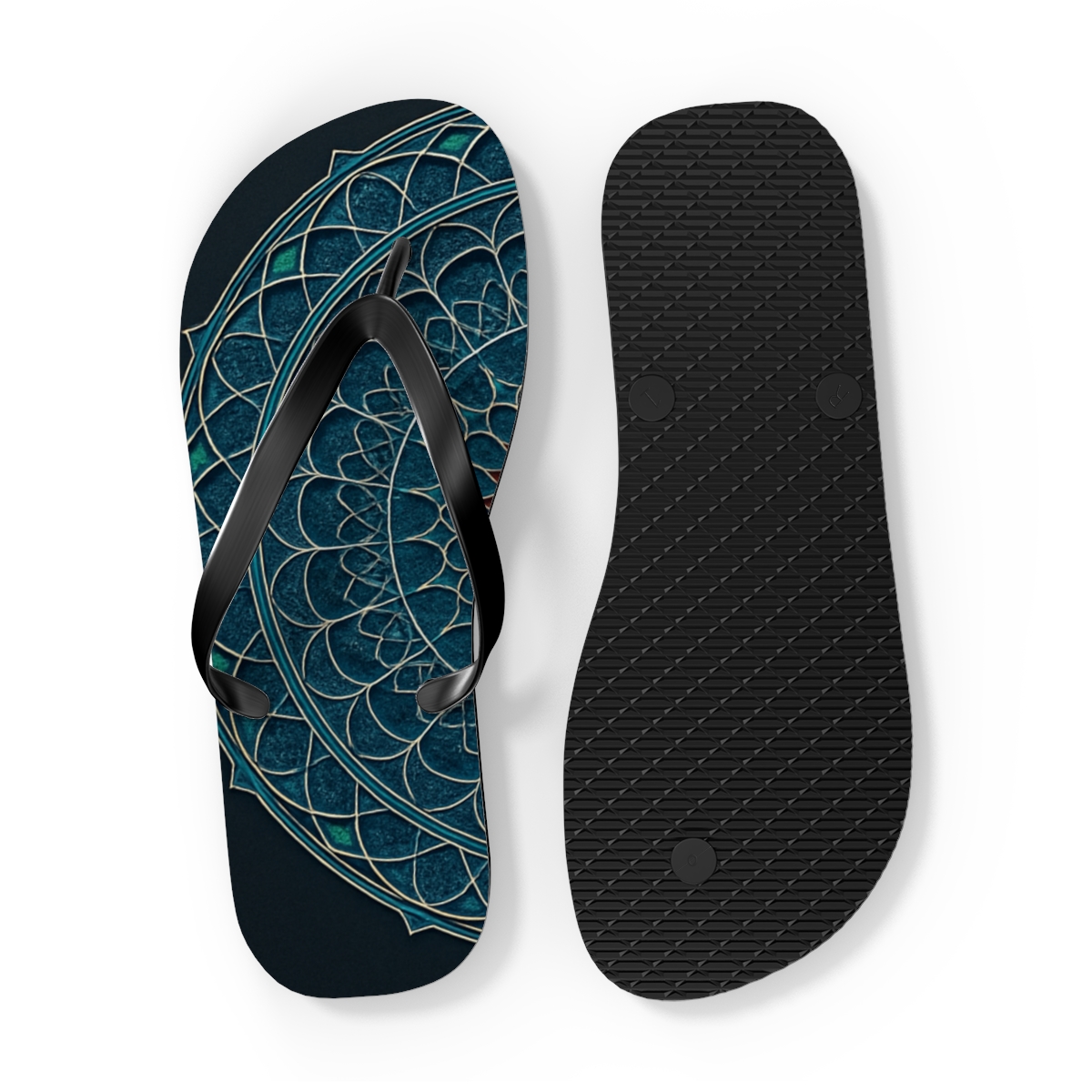Prismatic Lattice Halo comfortable casual flip flops