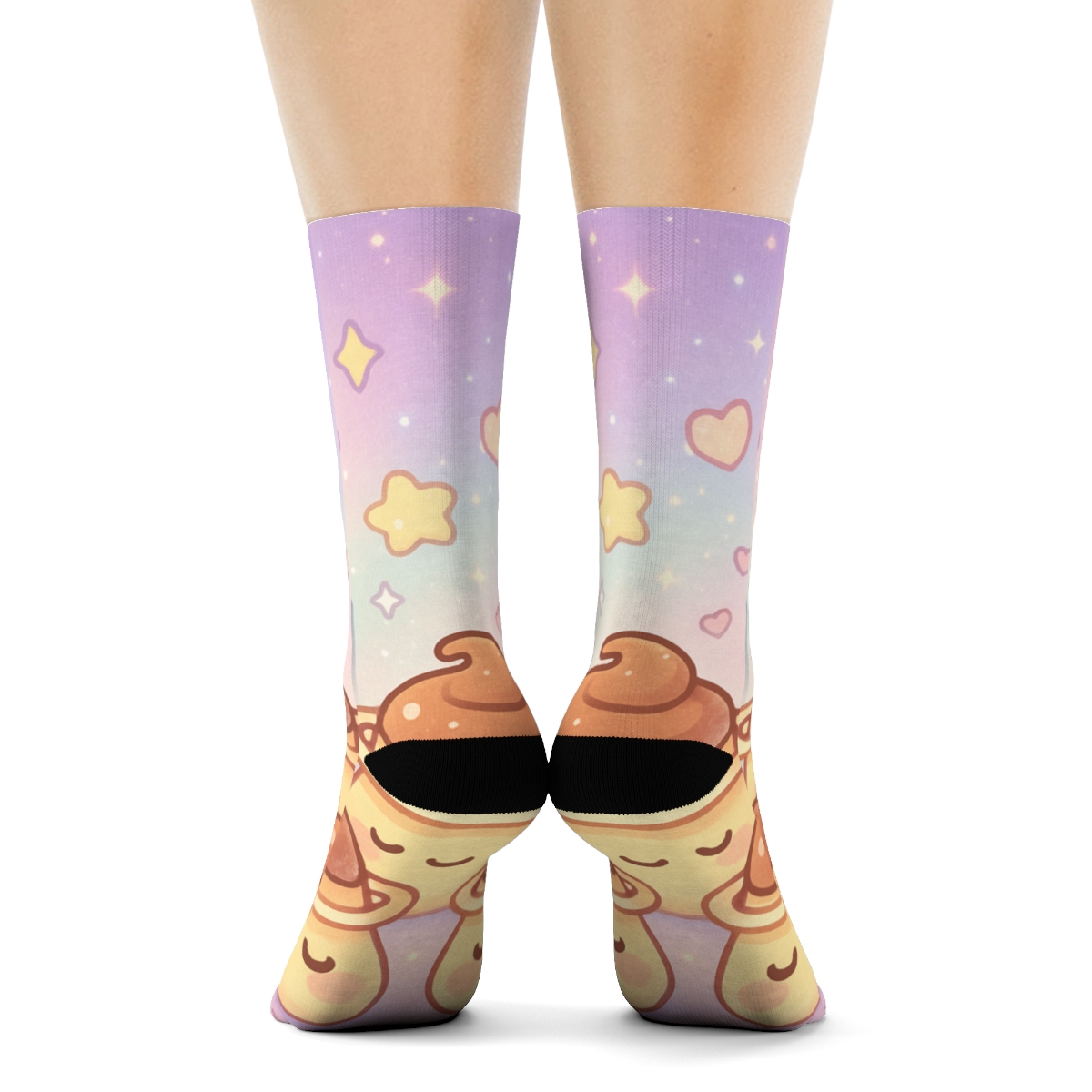 Pastel Planet Pudding Pals trendy colorful socks