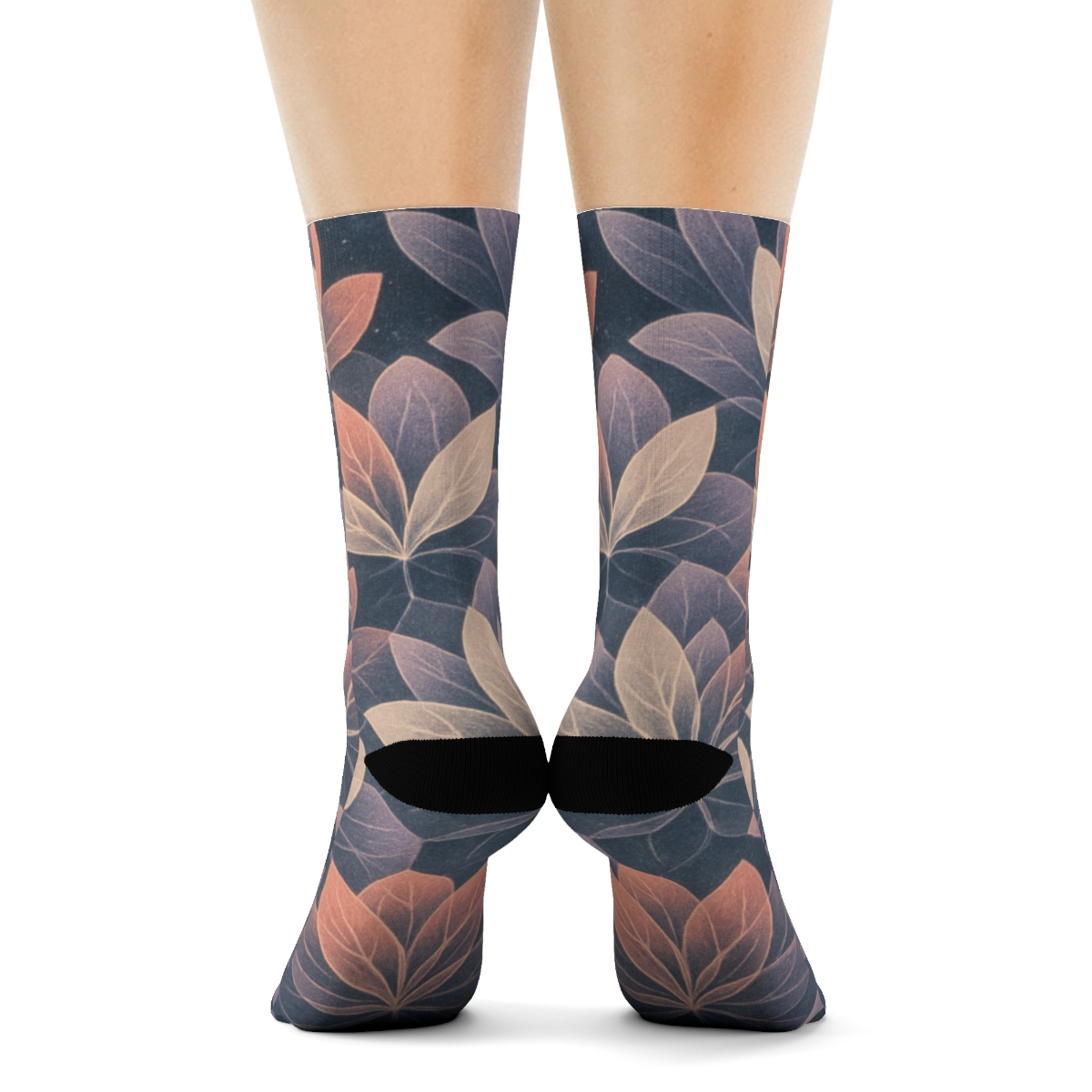 Cosmic Peony Lattice Drift sports performance socks