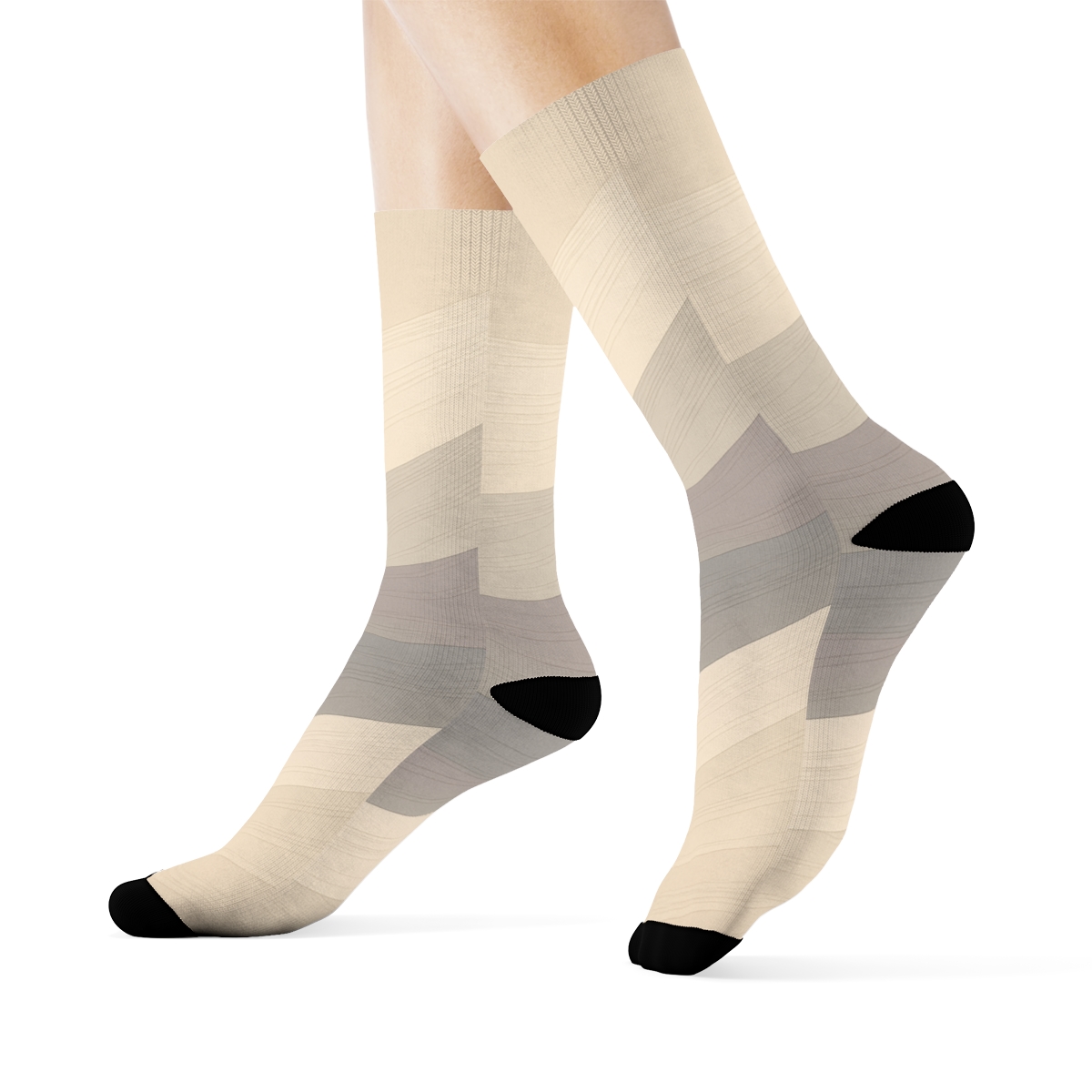 Wind Strata Wavefront unique printed socks