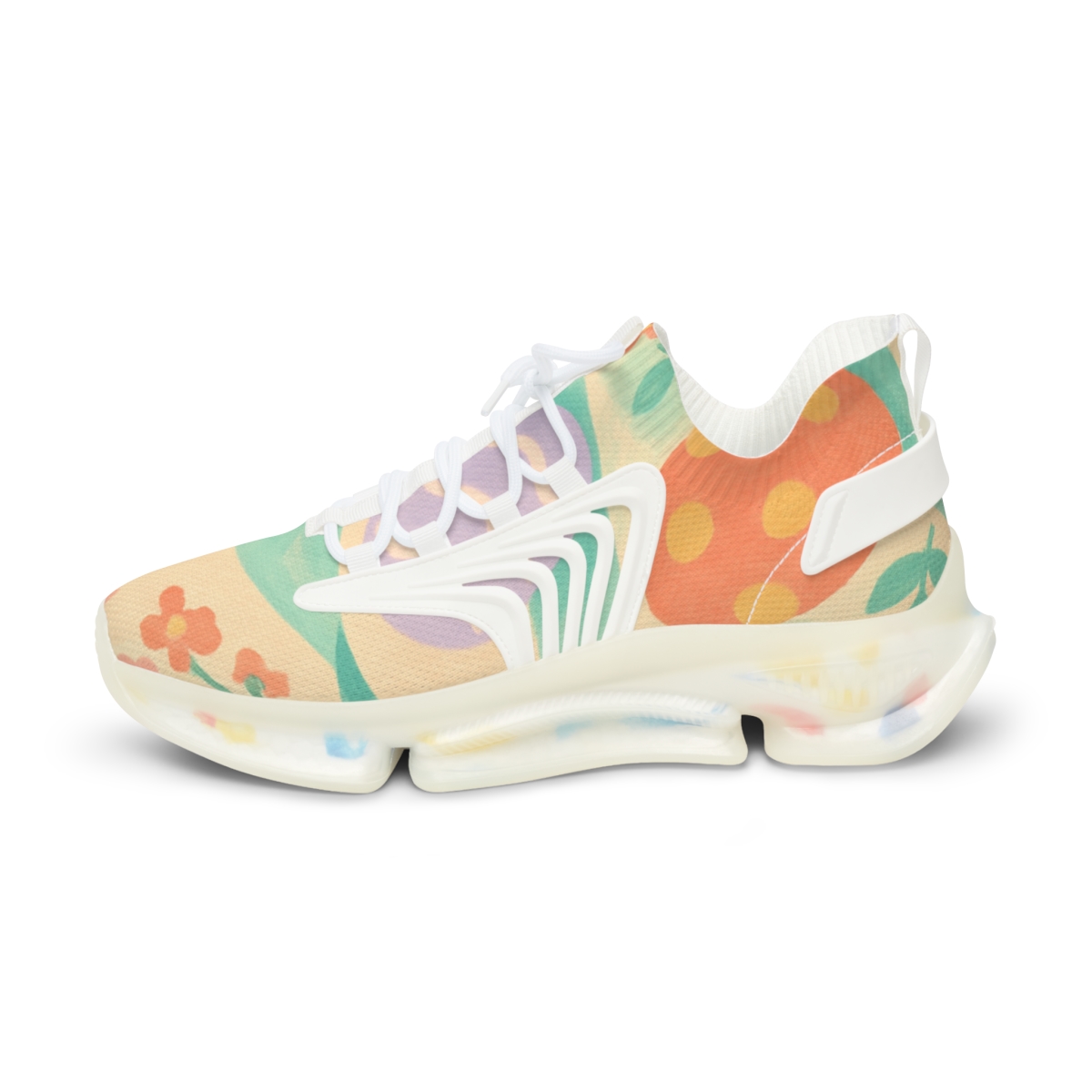 Spring Equinox Ribbon Egg Parade personalized athletic sneakers