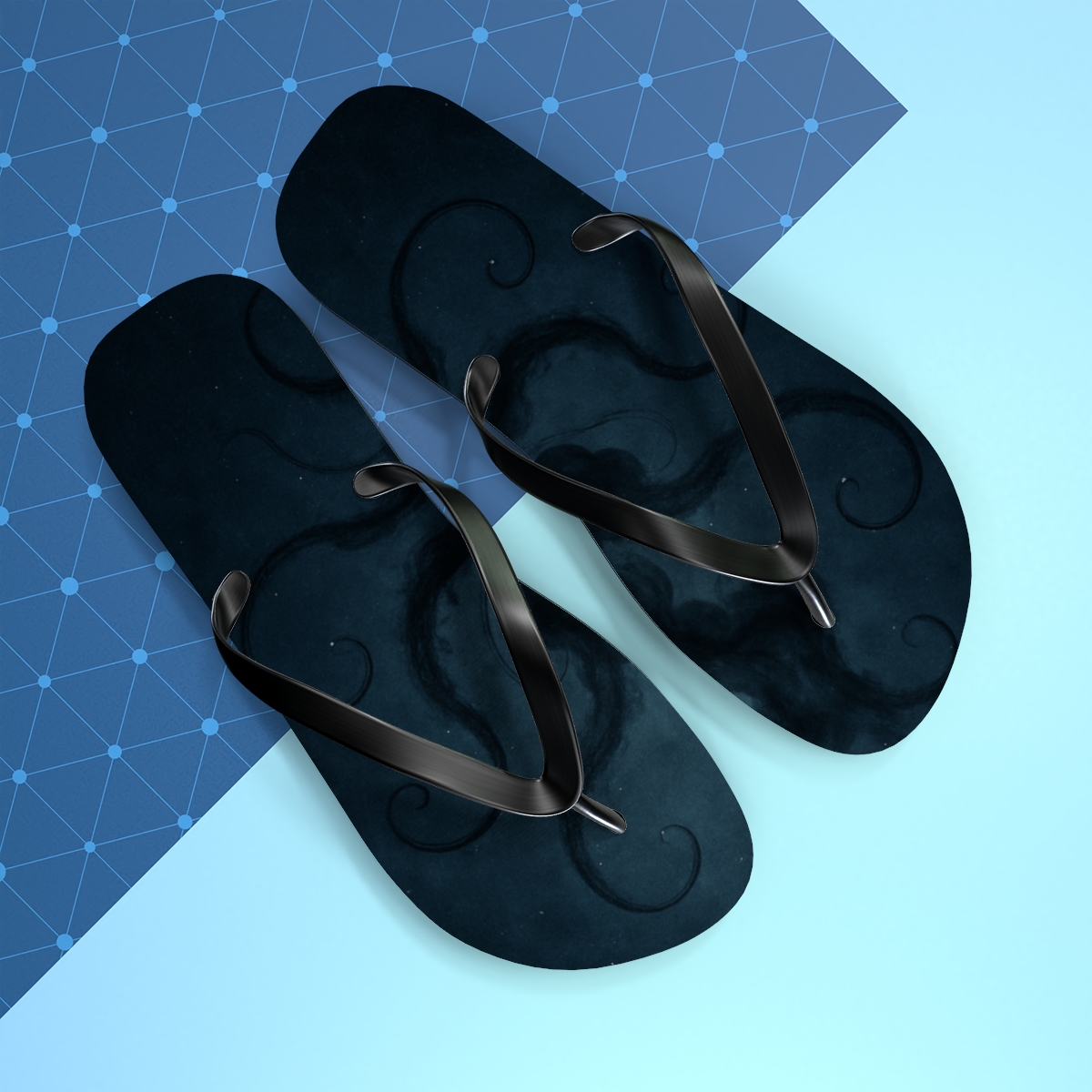 Octopus Ink Constellation Logic soft sole flip flops