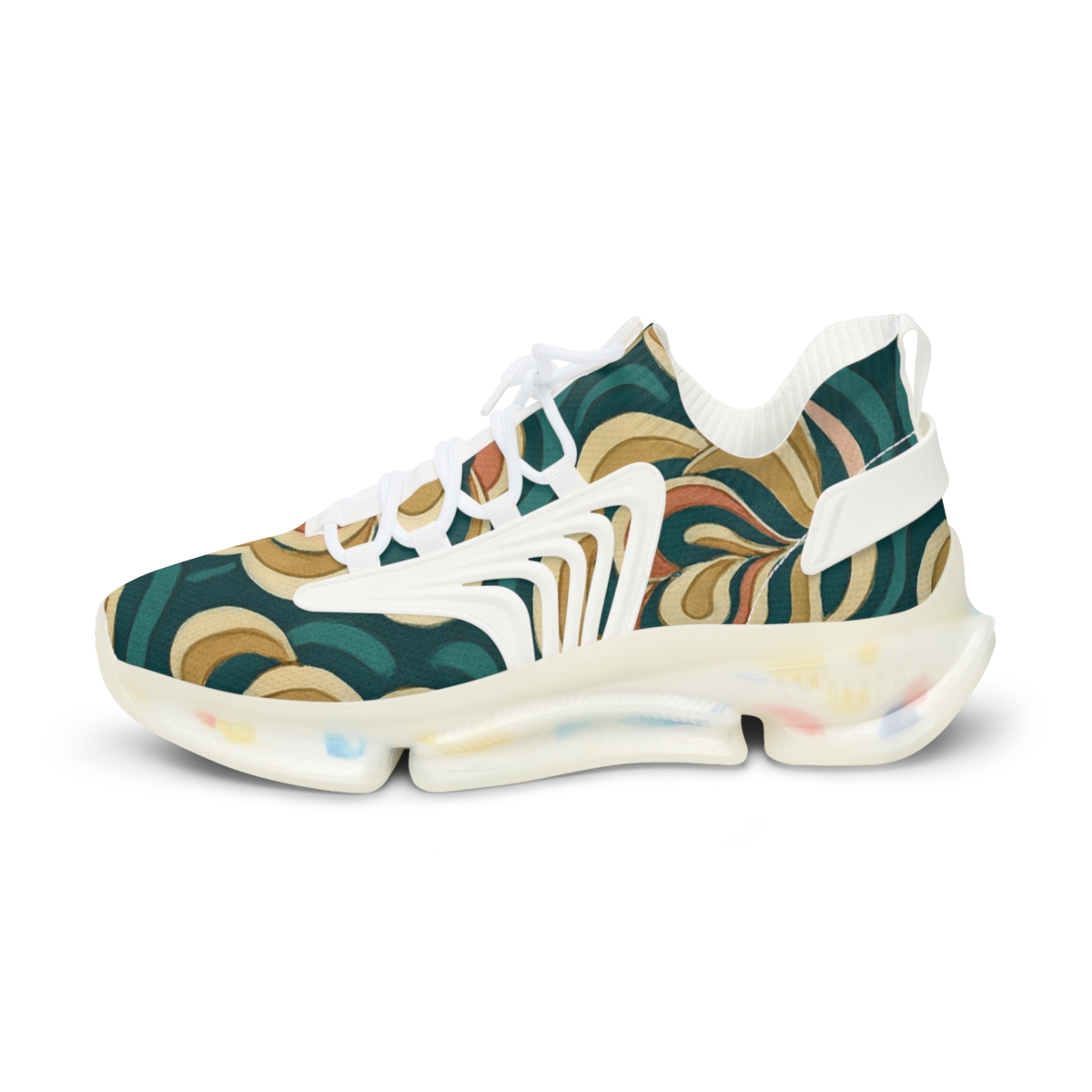 Peony Ripple Tessellation custom sneakers