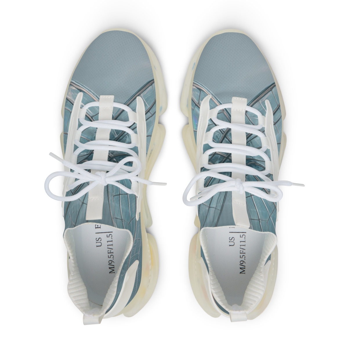 Prismatic Wingbeat Of The Dragonfly unique printed sneakers