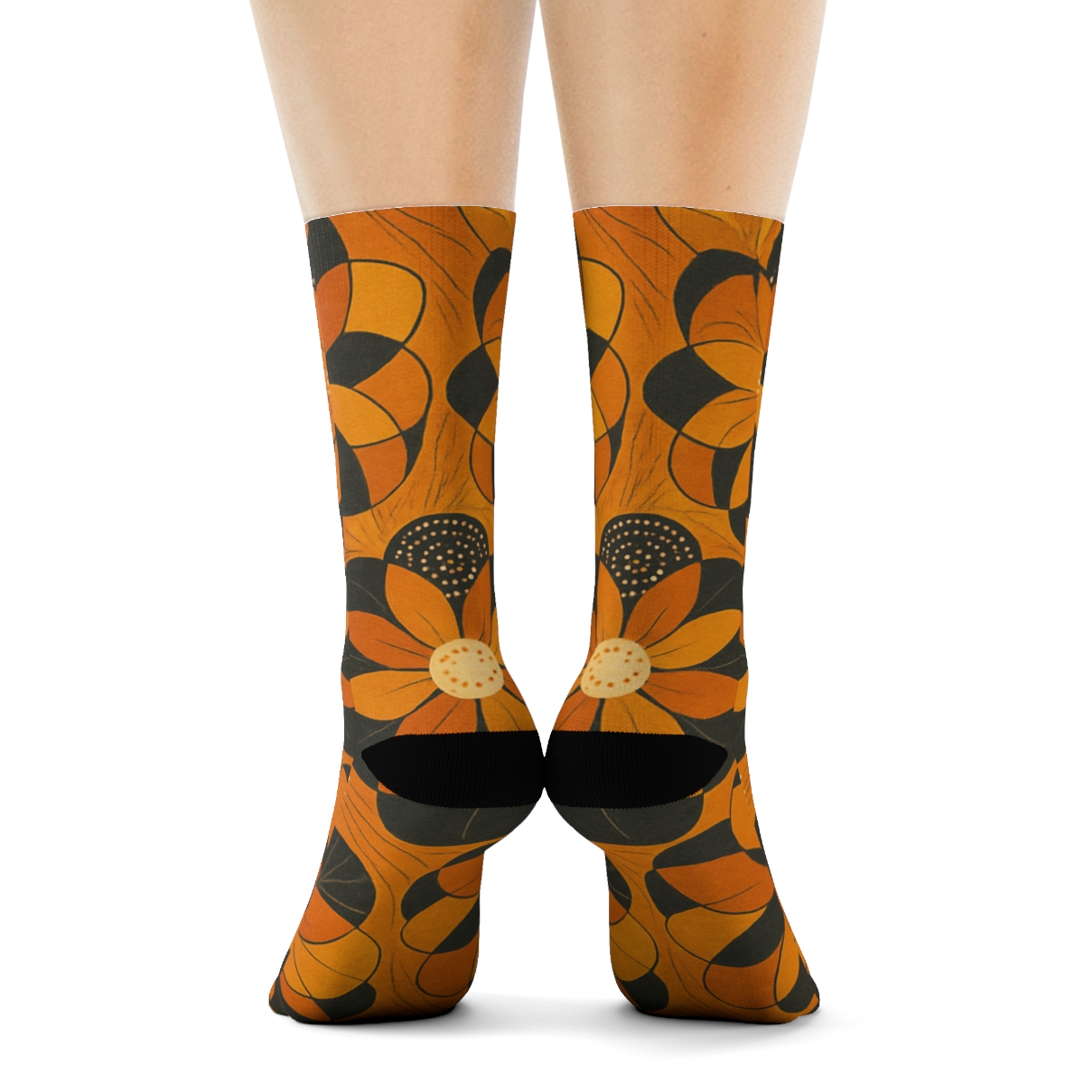 Marigold Tessellation Pulse comfortable cotton socks
