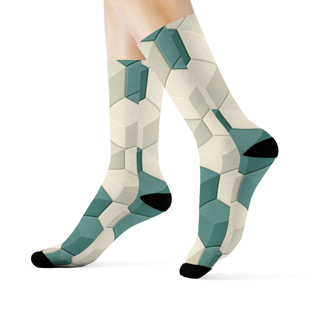 Hex Prism Step Quilt personalized cozy socks