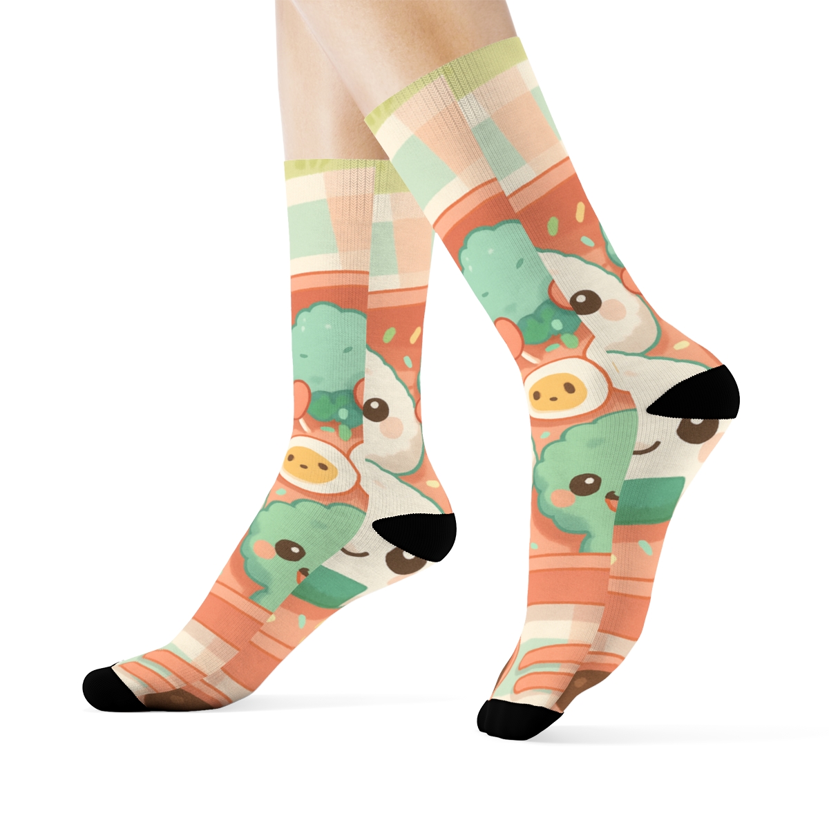 Sugary Bento Buddies sports performance socks
