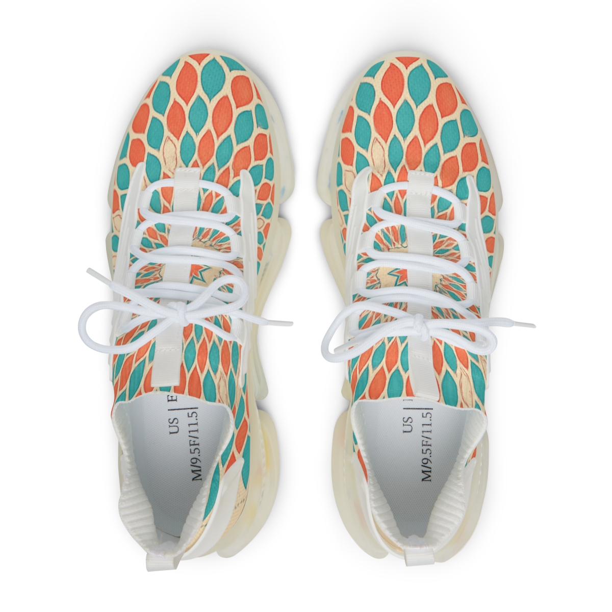 Petal Orbit Mosaic trendy fashion sneakers