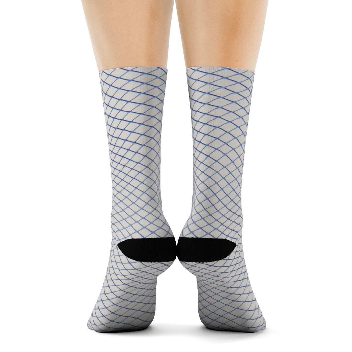 Moire Orbit Weave designer logo socks