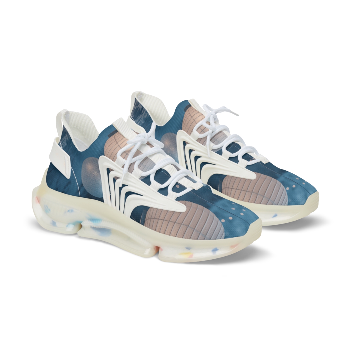 Midwinter Lantern Geometry personalized athletic sneakers