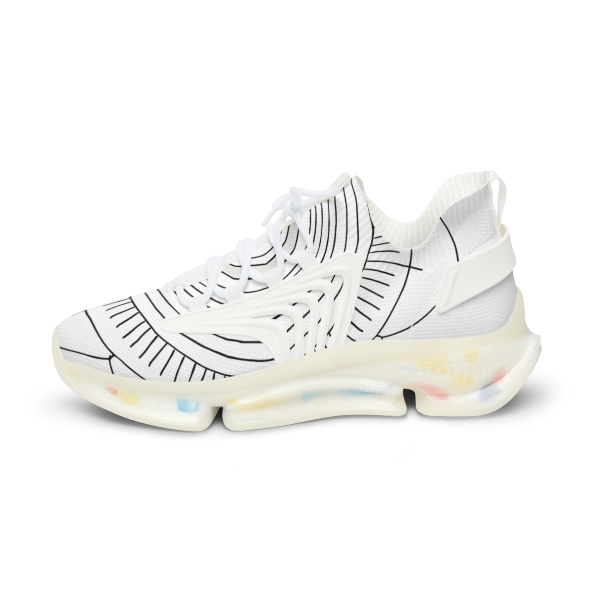 Monochrome Pulse Mandala lifestyle sneakers