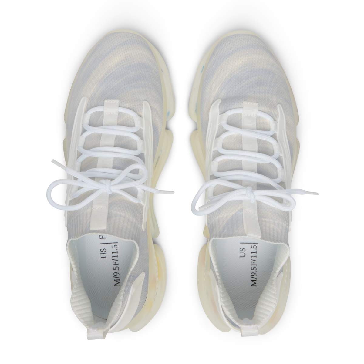 Cloud Band Wavefront Diagram custom sneakers
