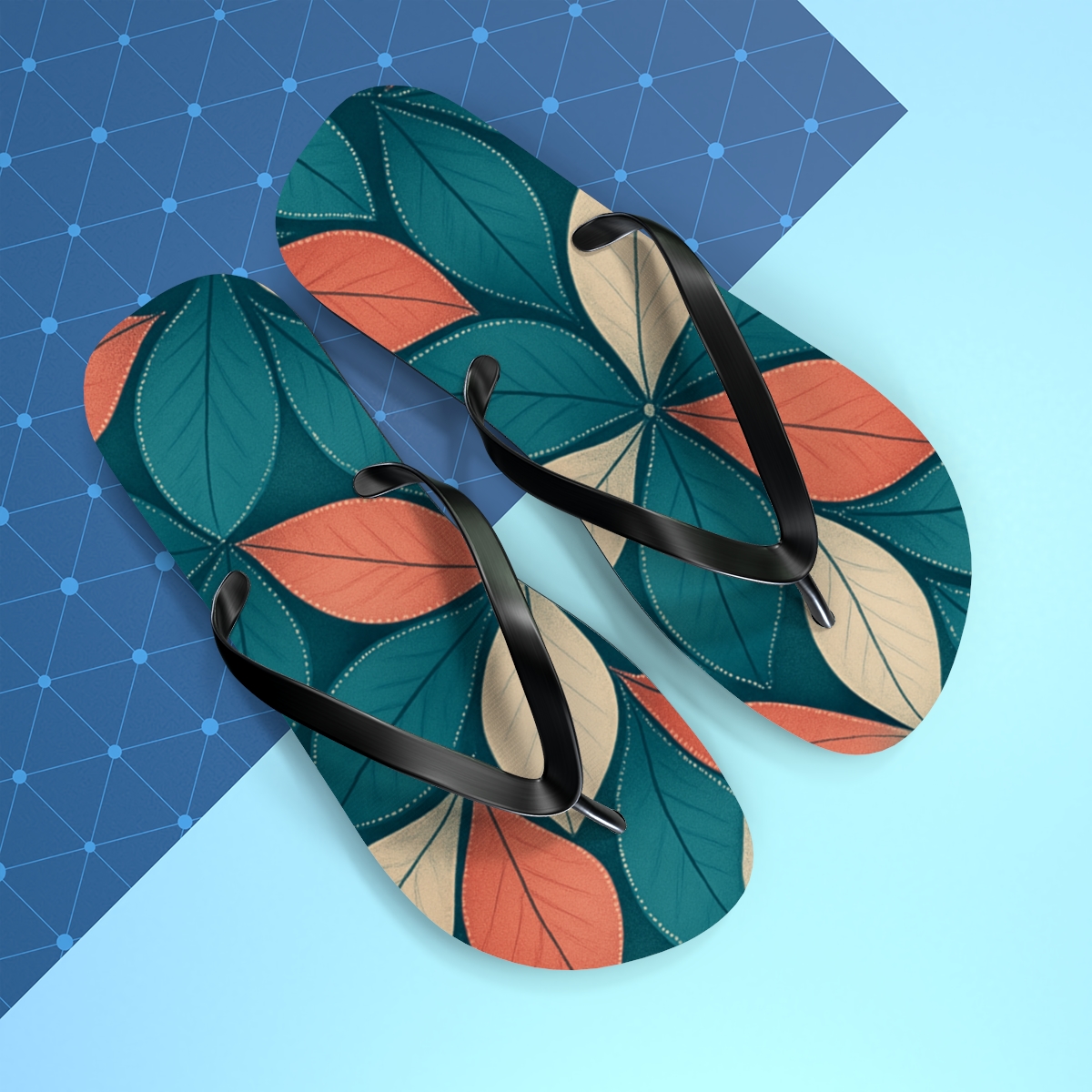 Orchid Tessellation Pulse comfortable casual flip flops