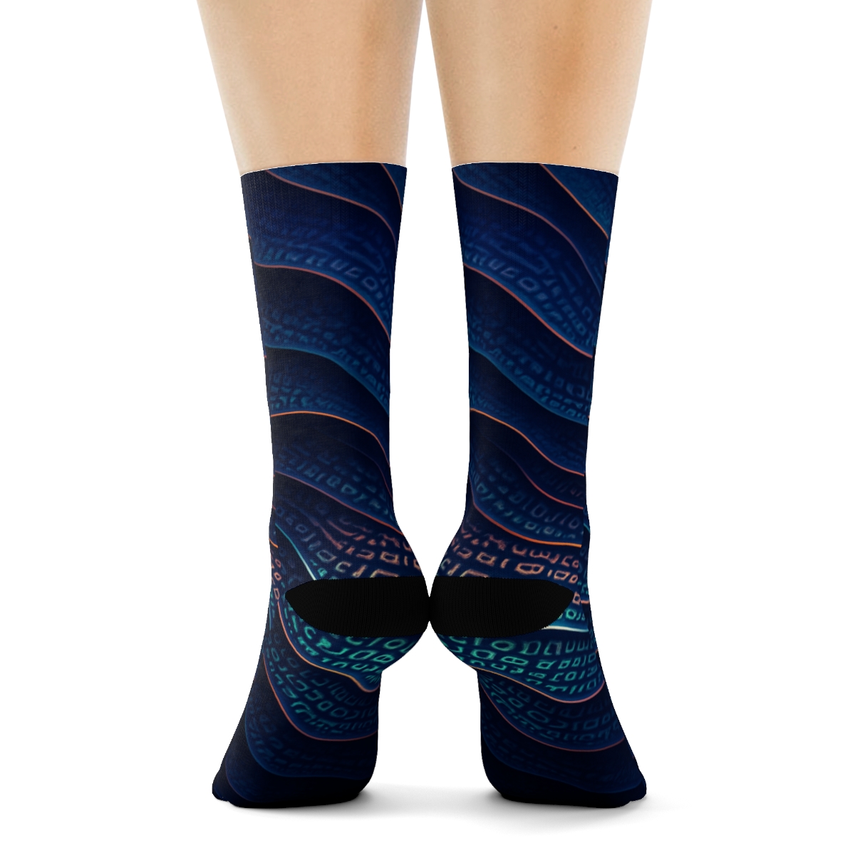 Cuttlefish Chromatic Cipher designer logo socks