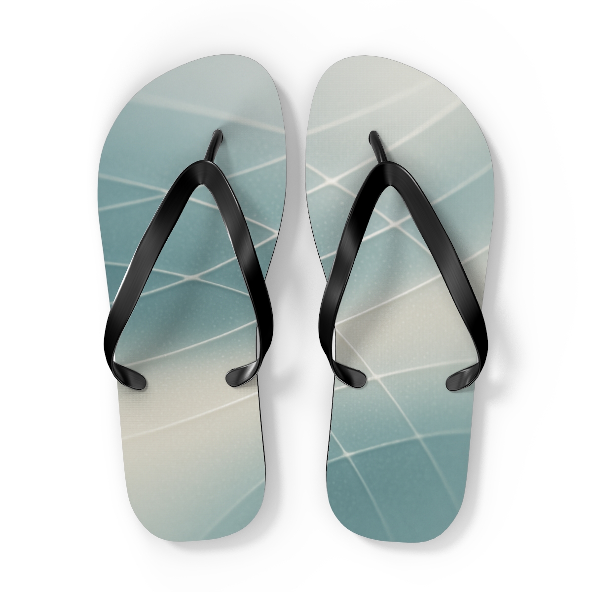 Mist Ripple Lattice Drift colorful rubber flip flops