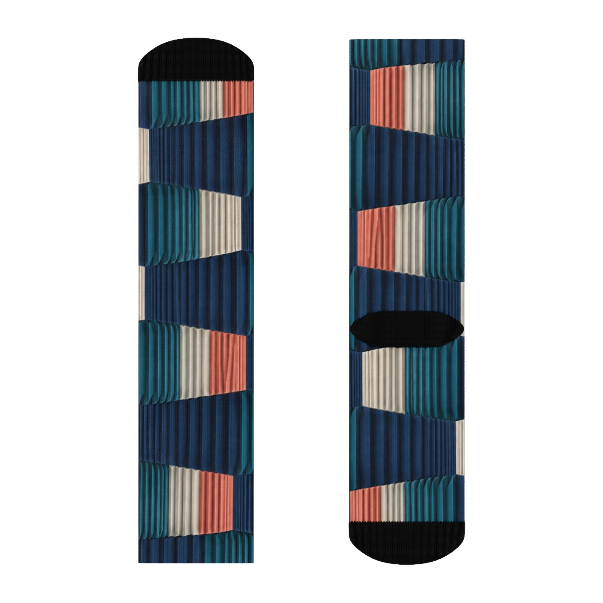 Accordion Stripe Tessera Flow sports performance socks [AI-3cfce020-a0e063be8261]