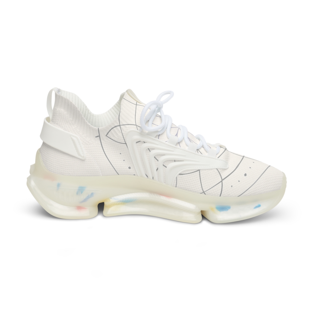 Minimal Orbit Petal Diagram comfortable running sneakers