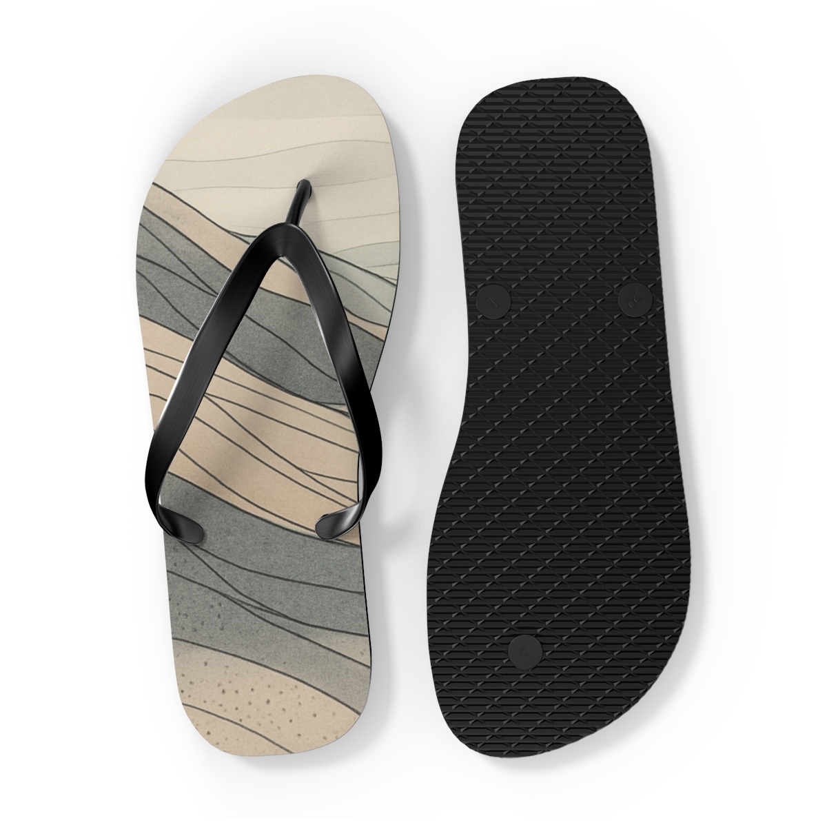 Wind Arc Wavefront Loom designer logo flip flops