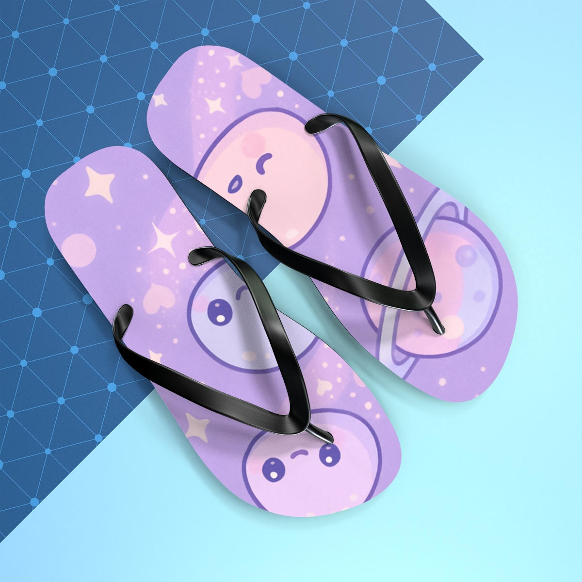 Cosmic Mochi Meteor Parade comfortable casual flip flops