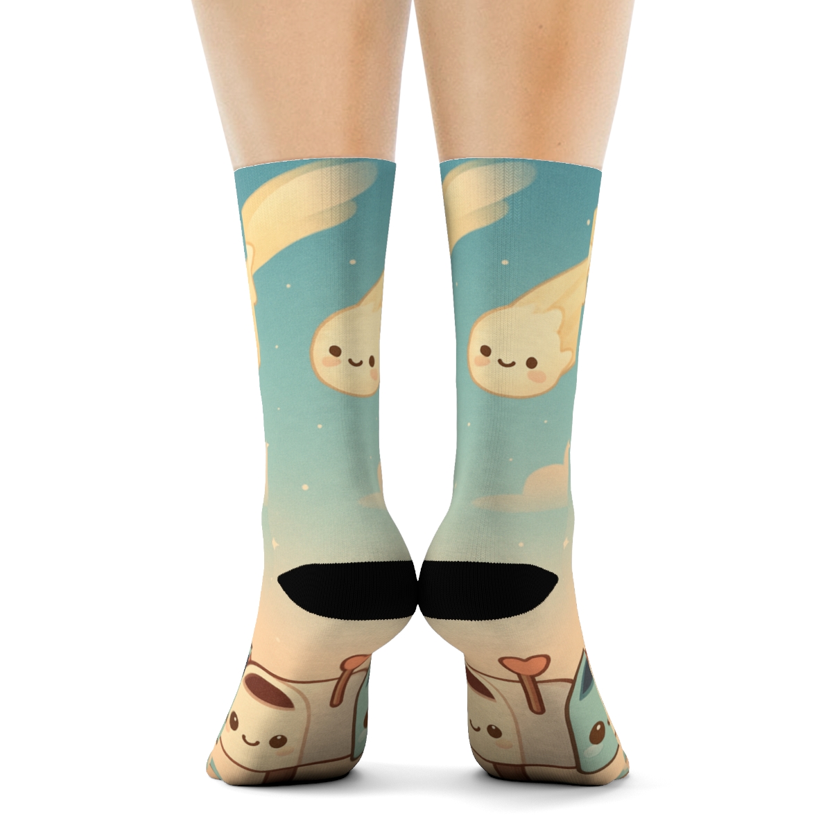 Tiny Comet Mailbox Parade designer logo socks