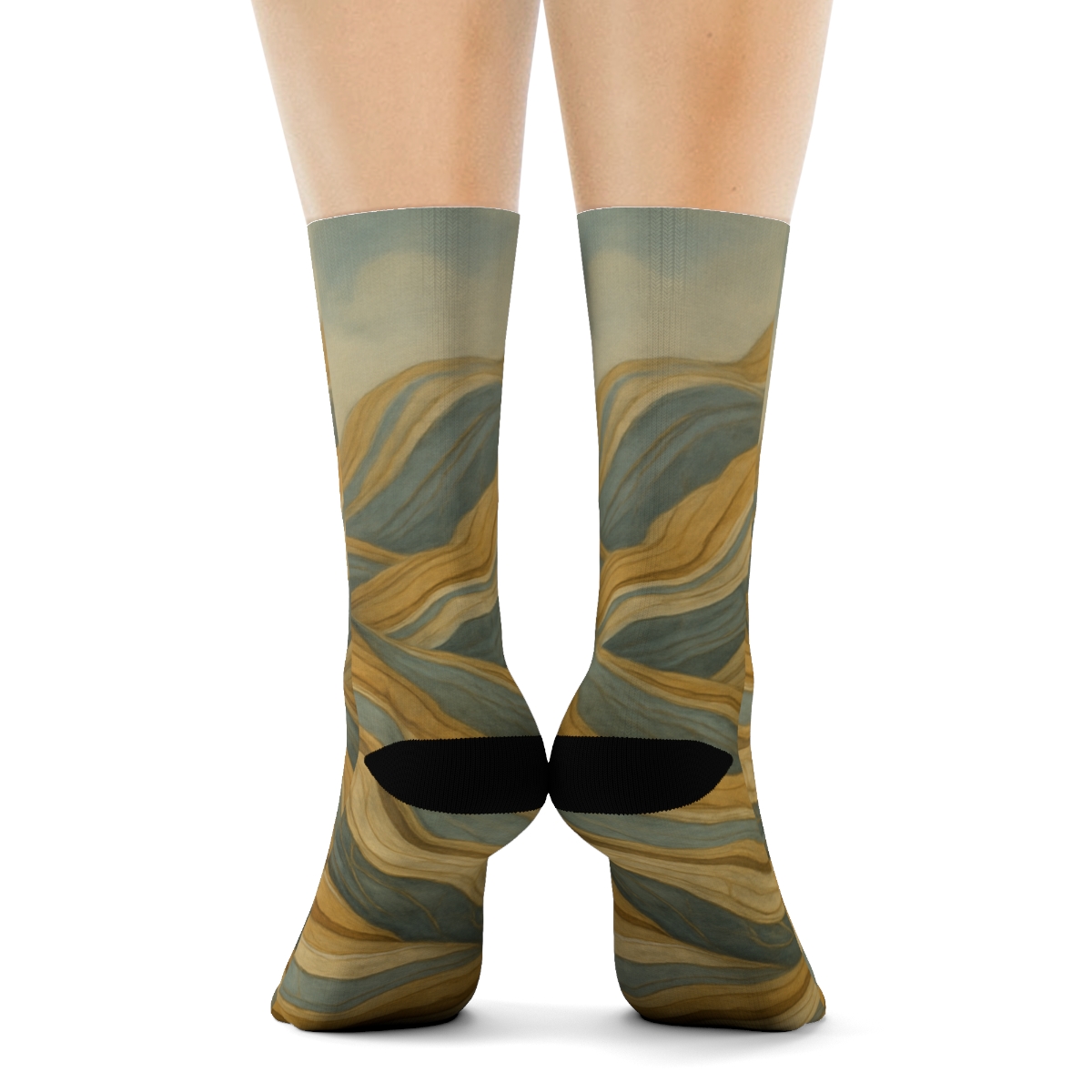 Geological Strata Comfort Socks