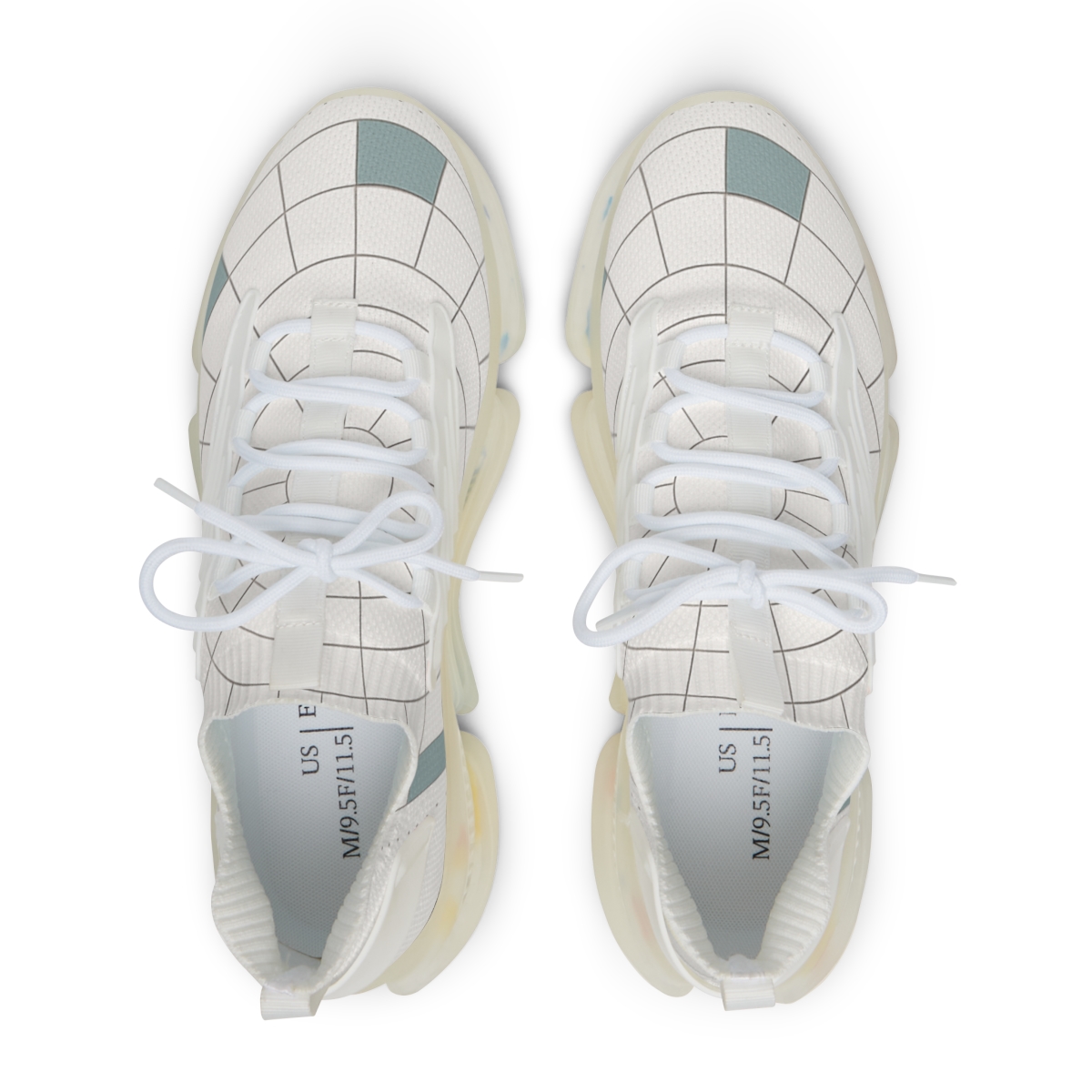 Minimal Eclipse Ring Lattice unique printed sneakers