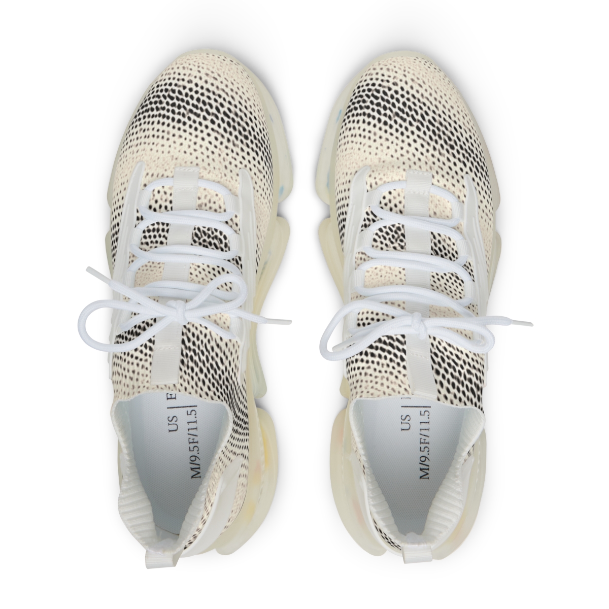 Microdot Nebula Halftone Sweep custom sneakers