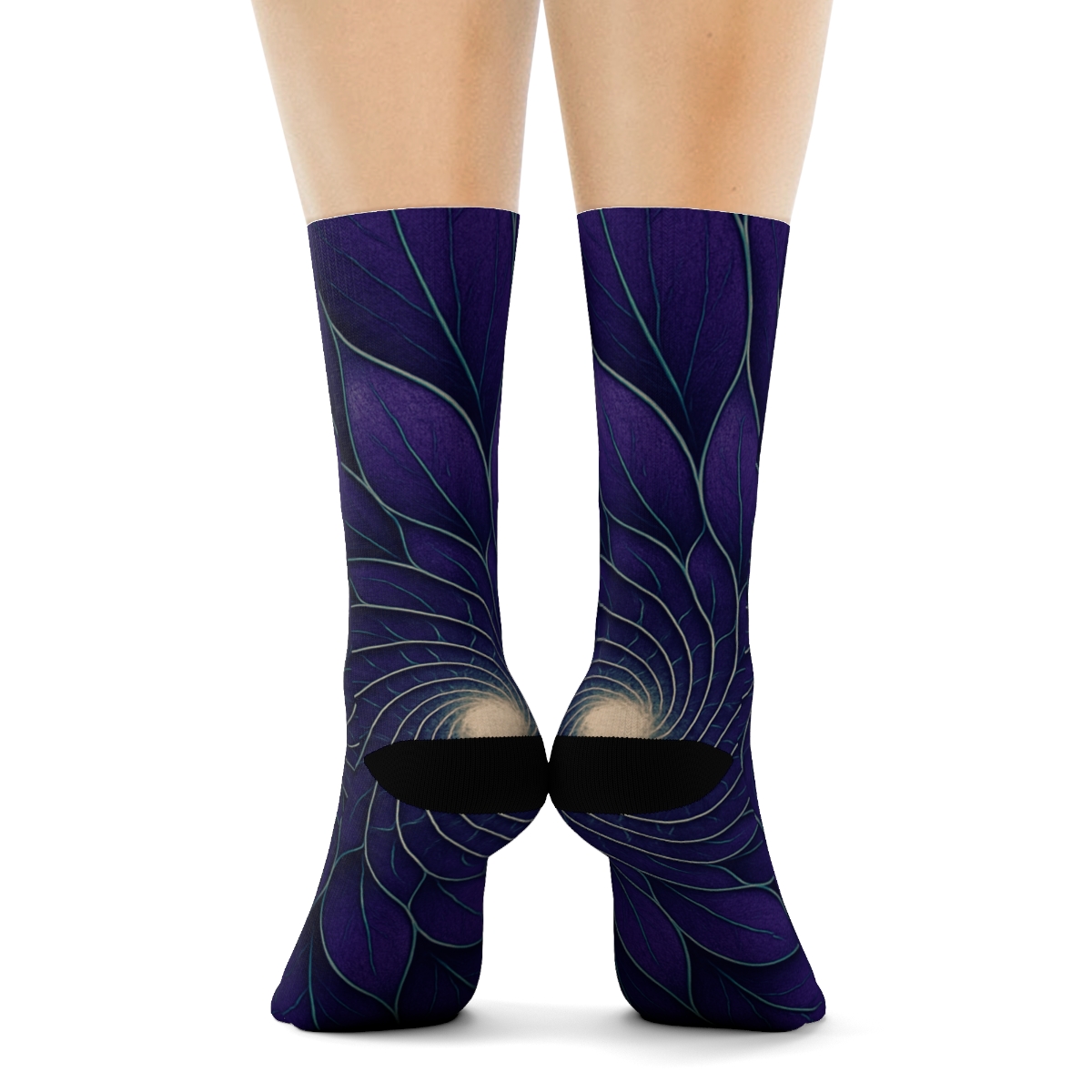 Camellia Vortex Tessellation trendy colorful socks