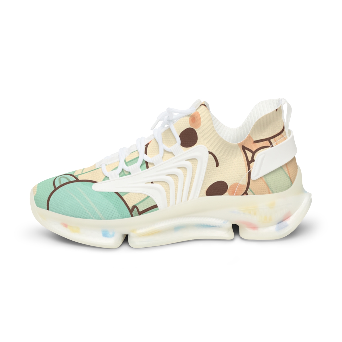 Mint Balloon Axolotl Parade lifestyle sneakers