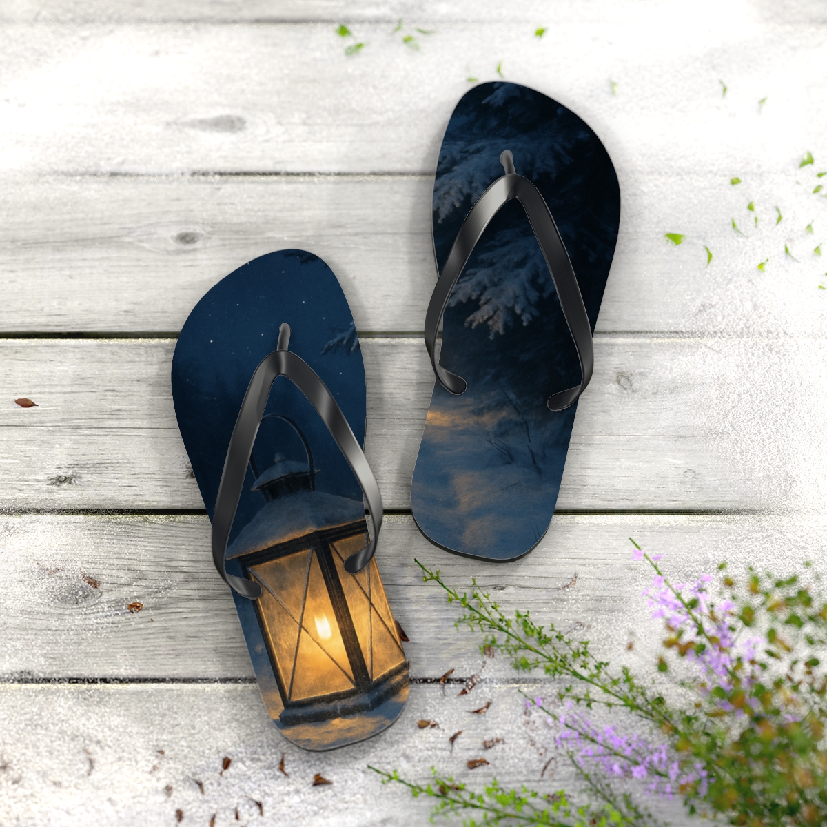 Winter Glow Walk Flip Flops