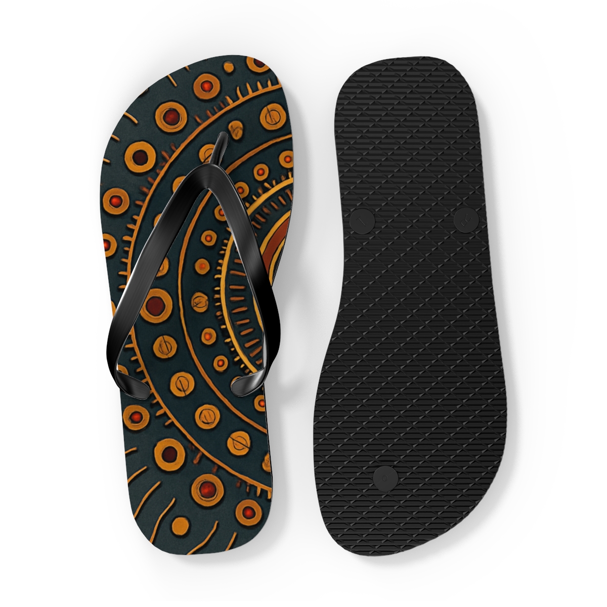 Clockwork Chorus Of The Cicada stylish summer flip flops