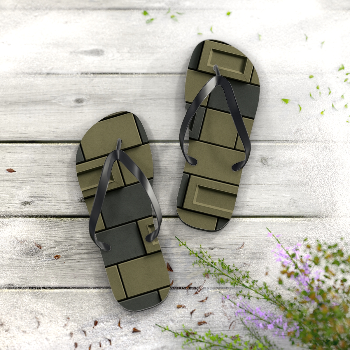 Urban Groove Steps Flip Flops