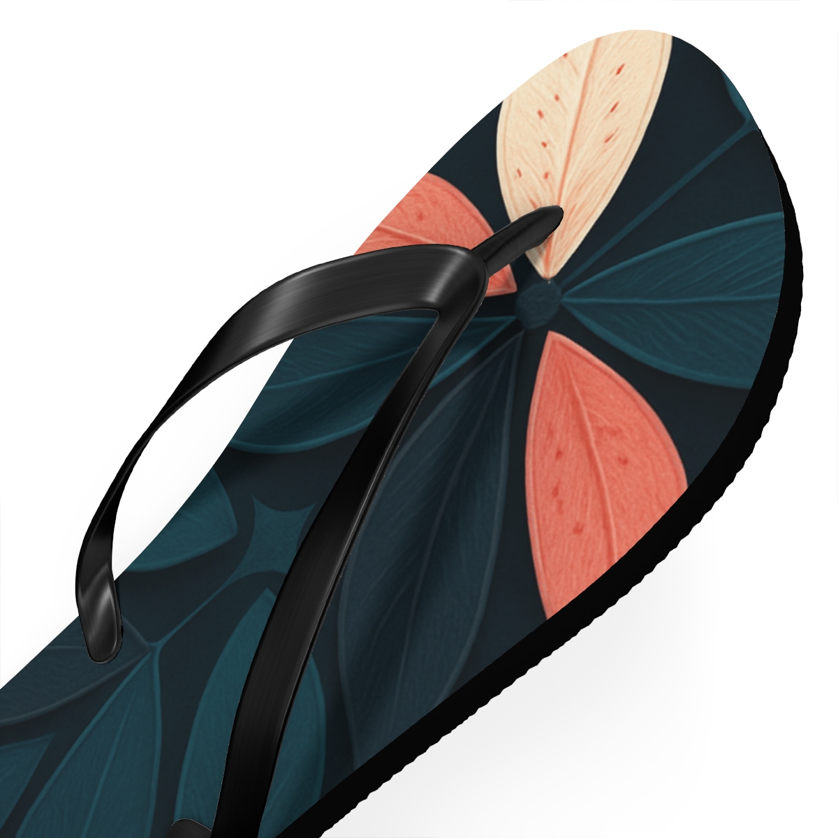 Orchid Aperture Tessellation trendy printed flip flops