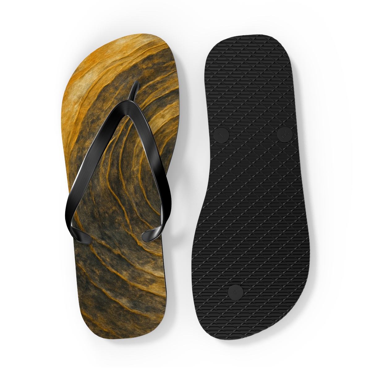 Auric Sediment Vortex stylish summer flip flops