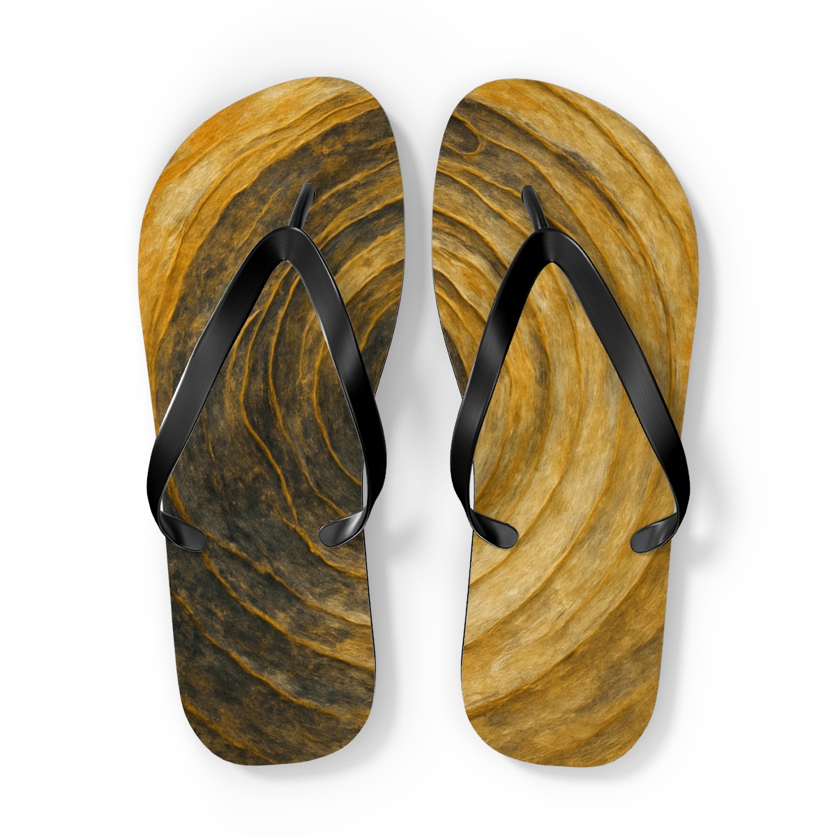 Auric Sediment Vortex stylish summer flip flops