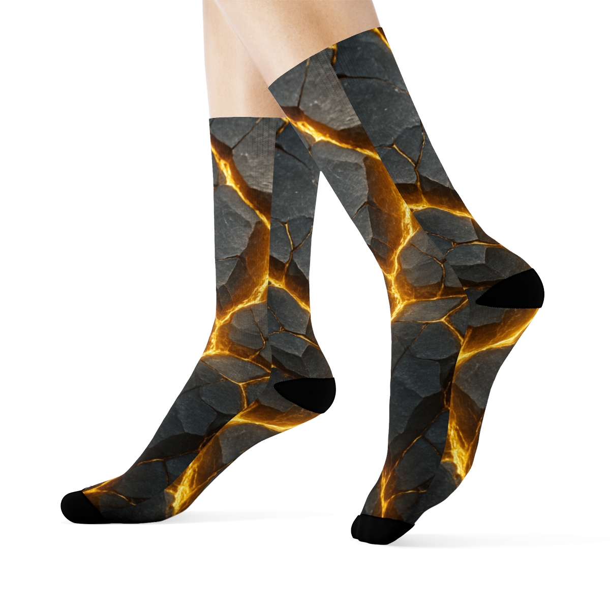 Auric Vein Tessellation personalized cozy socks