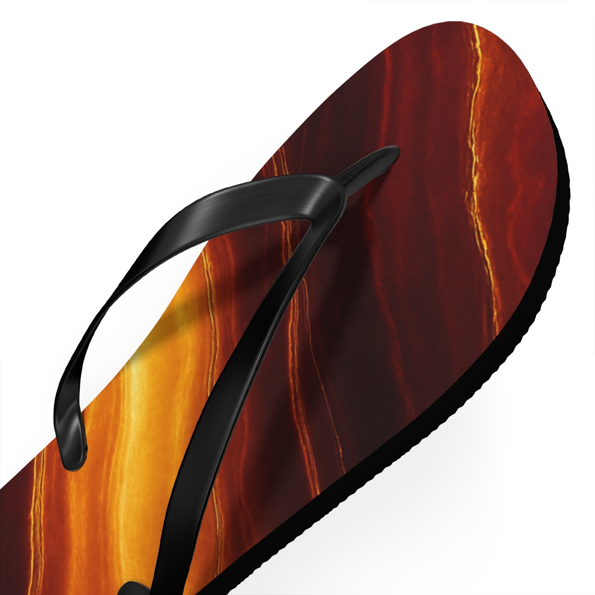 Auric Wavefront Strata trendy printed flip flops