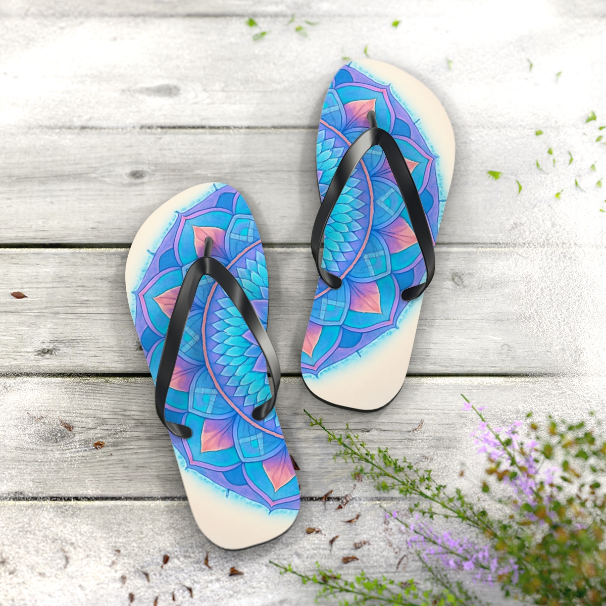 Aurora Prism Petal Atlas comfortable casual flip flops