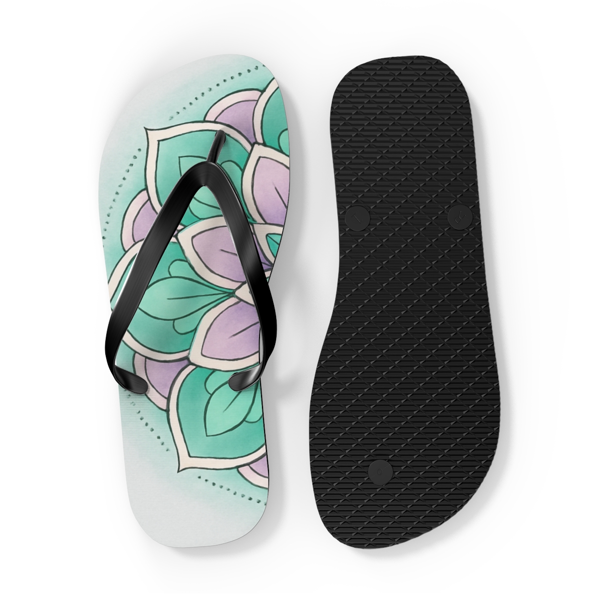 Aurora Prism Rosette stylish summer flip flops