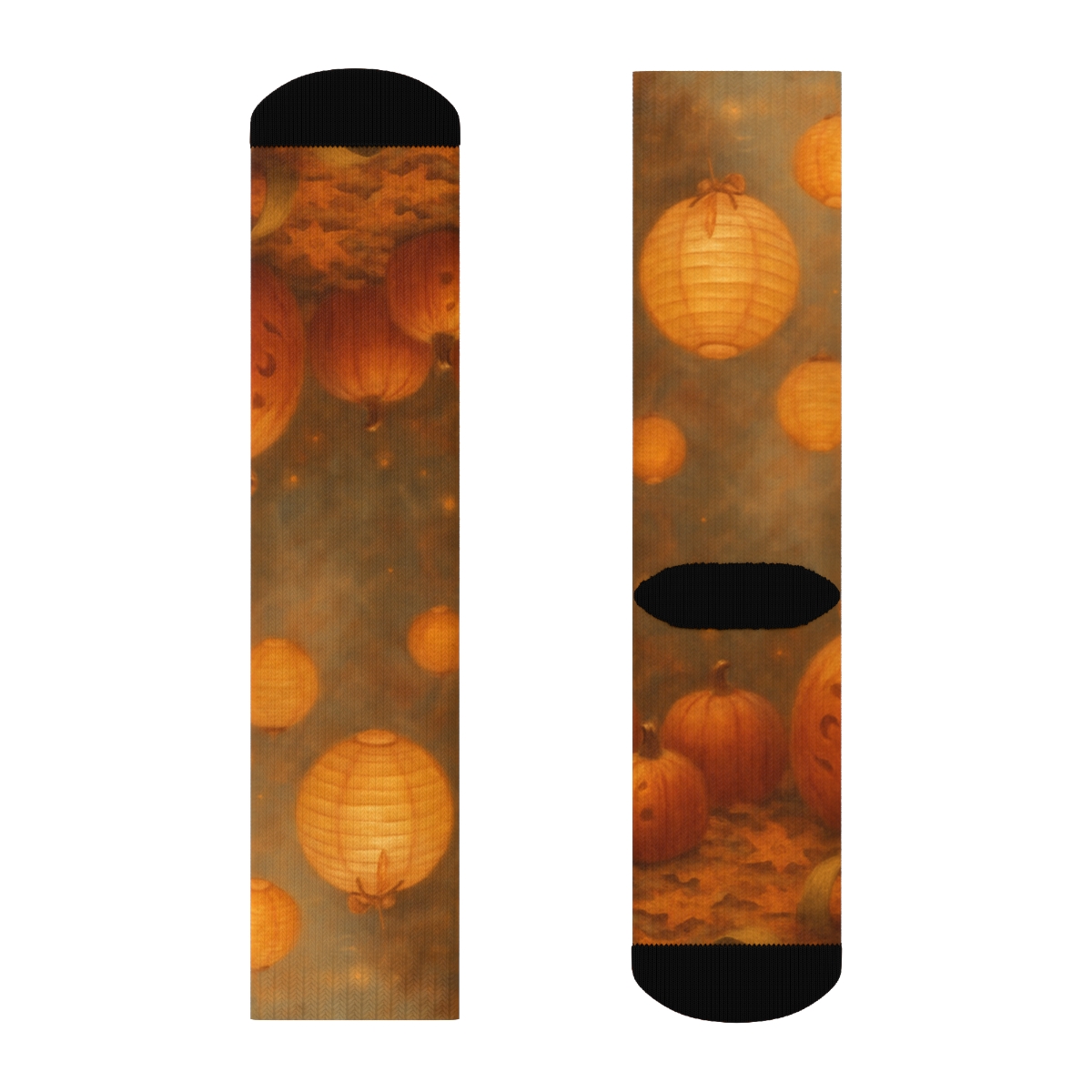 Autumn Lantern Chorus designer logo socks
