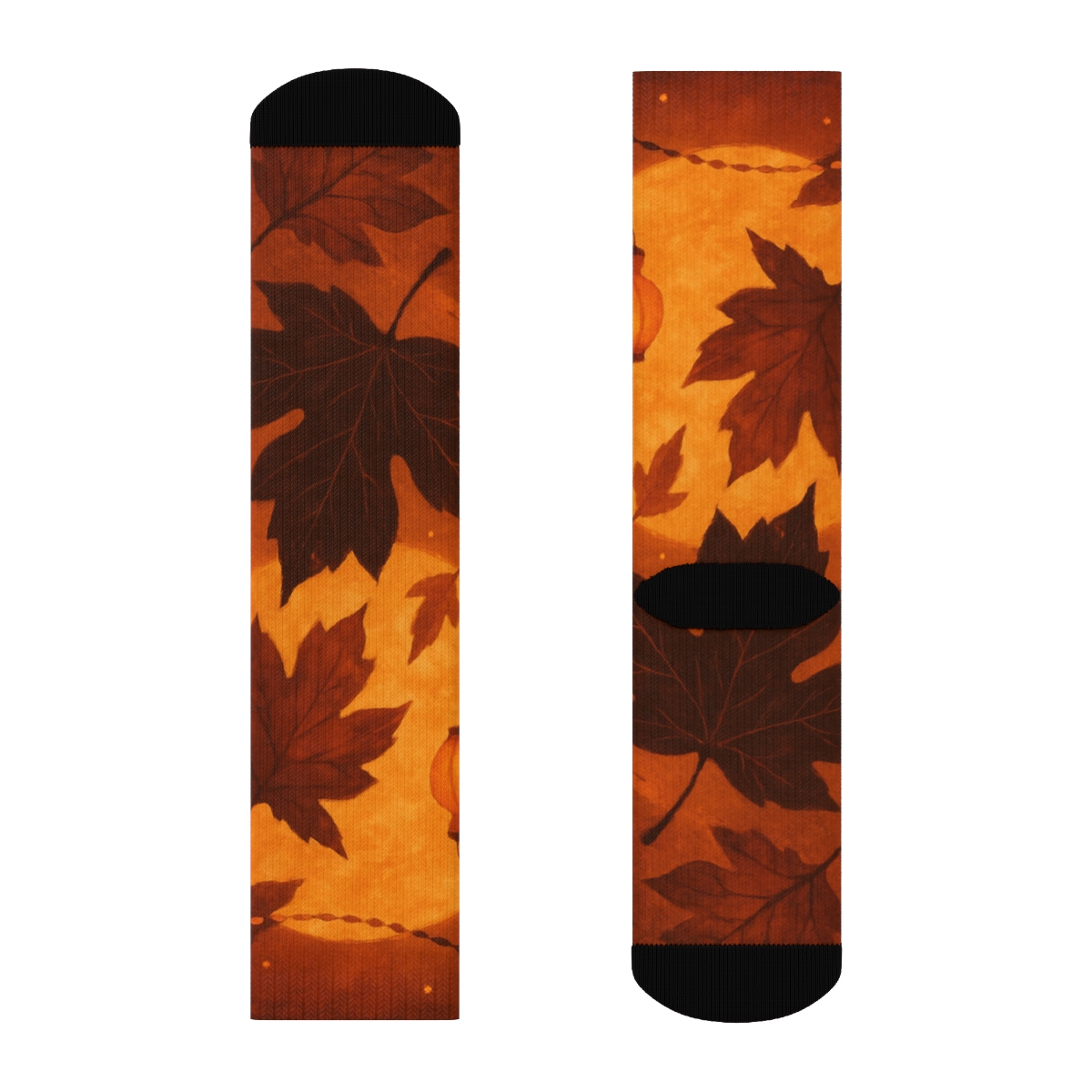 Autumn Lantern Harvest Moon Drift trendy colorful socks