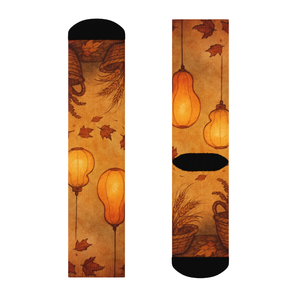 Autumn Lantern Harvest Parade warm winter socks