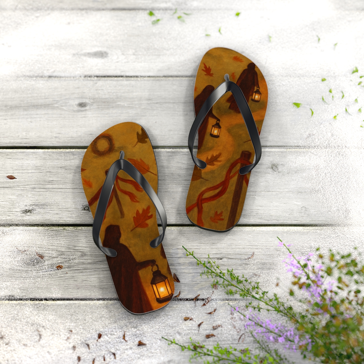 Harvest Glow Walk Flip Flops