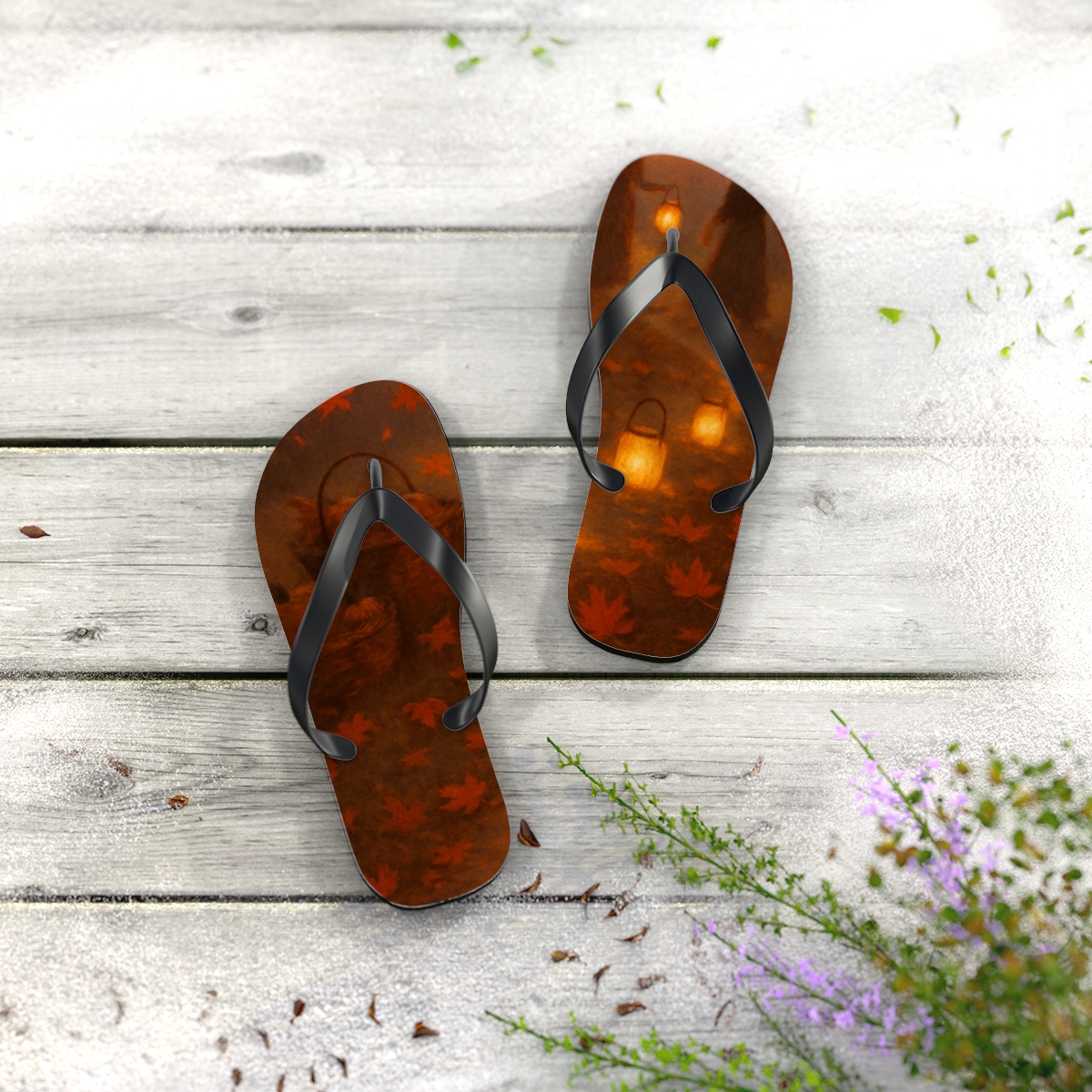 Twilight Harvest Walk Flip Flops